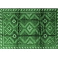 thumbnail image 1 of Ahgly Company Indoor Rectangle Persian Emerald Green Traditional Area Rugs, 7' x 9', 1 of 4