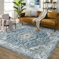 thumbnail image 4 of Luku 9*12ft Washable Runner Rug Kitchen Rug Runner Long Entryway Rug Low-Pile Rug for Bedroom Non-Skid Soft Carpet Throw Rug for Bathroom Laundry Room Hallway, 4 of 15