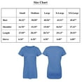 thumbnail image 5 of SHIBEVER Women Tshirts Summer Fashion Short Sleeve T Shirts Comfy Vneck Tops Trendy Loose Fit Tops Solid Blue Size XXL, 5 of 5