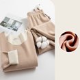 thumbnail image 4 of Qarigey 1 Juego de ropa interior de poliéster para mujer, ropa interior portátil de manga larga con cuello redondo, ropa de dormir cálida Ropa interior Color de piel, 4 of 6