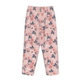 thumbnail image 5 of Xecao Tropical Plants Women's Straight Lounge Pajama Pants: The Epitome of Relaxed Sleepwear, 5 of 9