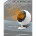 thumbnail image 3 of 2 In 1 Car Heater Cooler Fan, 12V Car Heater Portable 180W Car Air Heater Mini Car Speed Cooling Fan Windshield Defroster Demister 360° Rotatable Heater and Defogger for Car, SUV and more,Black, 3 of 8