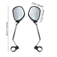 thumbnail image 2 of YWIYIUD 2 Pairs 11.42 X 4.3 X 1.97 Inch Portable Mountain Bike Rearview Glass Durable Wearresistant Handlebar with Mirror Outdoor Practical Accessory for Mountain Bikes and Electric Bikes, 2 of 8