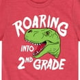 thumbnail image 3 of Instant Message - Roaring Into 2nd Grade - Youth Short Sleeve Graphic T-Shirt, 3 of 6