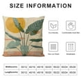 thumbnail image 5 of Nawypu  Boho Abstract Throw Pillow Covers Black Beige Orange Mid Century Geometric Leaf Decorative Throw Pillows Modern Art Pillow Cases for Couch Bed Sofa Bedroom Home Office, 5 of 5