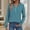 Sky Blue, variant on Holzkary Women's Fall Long Sleeve Henley Tops V Neck Tunic Casual Loose Blouse Winter Sweatshirt Women Fashion Casual Long Sleeve Button Tops Shirts Blouses Tops Beige L