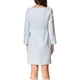 thumbnail image 3 of Vestido Tweed INSPIRE CHIC para mujer, con escote cuadrado, mangas largas, elegante vestido de cóctel a cuadros en blanco y azul, 3 of 4