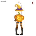 thumbnail image 1 of [Mei] Halloween Fantasma Cara Calabaza Puerta Colgantes Sombrero De Bruja Truco O Trato Signo Colgante Feliz 2023 Día De Decoración Para El Hogar COD, 1 of 4