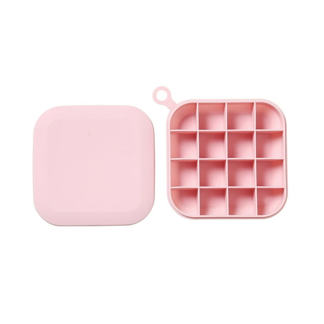Aidoshy New DIY Ice Mould For Auxiliary Food Box With Silica Gel Ice Lattice And Cover for freezer, Chilling Drinks, Whiskey & Cocktails, BPA-Free