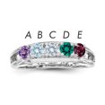 thumbnail image 1 of Sterling Silver Rhodium-plated Family Jewelry Mounting XMR71/5SSM-8 (mm x 3mm), 1 of 3