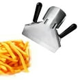 thumbnail image 2 of Double Handle Food Shovel Commercial Stainless Steel Popcorn Dry Goods Shovel for Cinema, 2 of 4