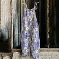 thumbnail image 2 of Fesfesfes Jumpsuit for Women Ethnic Style Print Cold Shoulder Suspender Cami Pants Jumpsuit, 2 of 3