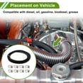 thumbnail image 2 of Kit de línea de combustible Unique Bargains 5/16" 15.09 pies manguera de vacío manguera de combustible automotriz con 8 abrazaderas 1 juego, 2 of 7