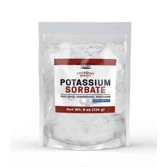 Unpretentious Potassium Sorbate, 8 oz, Additive & Preservative, Winemaking, Homebrewing