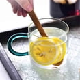 thumbnail image 4 of Clear Glass Coffee Mug with Color Handle, 11.3oz Borosilicate Glass Cup for Coffee, Tea, Milk, and Beverages, 4 of 7