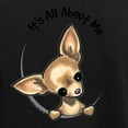 thumbnail image 3 of CafePress - Tan Chihuahua IAAM Women's Light Pajamas - Women's Short Sleeve Print T-Shirt and Pants Dark Cotton Pajama Set, 3 of 7