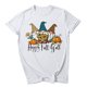 thumbnail image 4 of Puntoco Mujer Verano Casual Cuello Redondo Otoño Estampado Manga Corta Top Blusa Camiseta Puntoco Puntoco-7700, 4 of 4