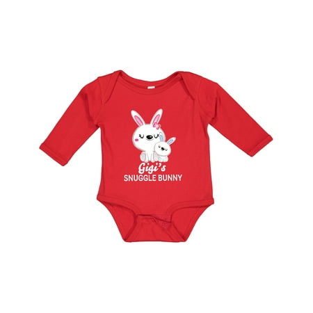 

Inktastic Gigis Snuggle Bunny Easter Gift Baby Boy Long Sleeve Bodysuit