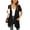 Black, variant on Uvplove Women's Short Sleeve Summer Open Front Cardigan Lightweight Knit with Pcokets,Black,XL
