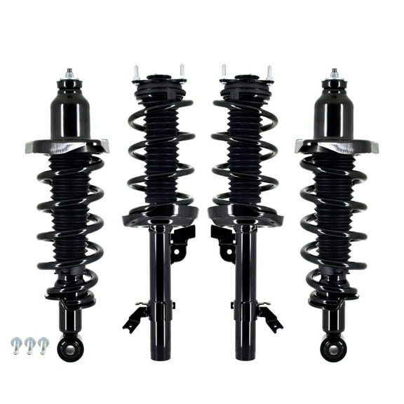 Set 4 Front-Rear Quick Complete Strut-Coil Spring For 2016-2022 Honda Pilot FWD