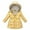 Gold, variant on Godderr Toddler Kids Girls Winter Jacket Kids Hooded with Warm Fleece Fur Lining Solid Color Outwear Snowsuit 3-10 Years