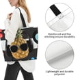 thumbnail image 3 of Easygdp Pineapple With Black Glasses Bolsas Tote para Mujer, Bolsos de Hombro para Viaje, Bolsos de Mano de Gran Capacidad para Compras y Trabajo, 3 of 8