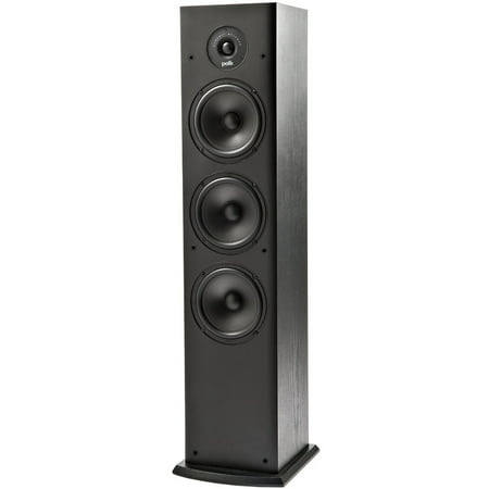Polk Audio T50 Home Theater and Music Floor Standing Tower Speaker (Single, (Best Two Speaker Home Theater System)