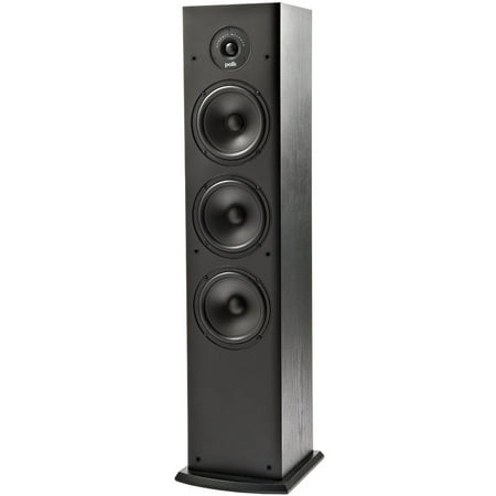 Polk Audio T50 Home Theater and Music Floor Standing Tower Speaker (Single, Black)
