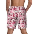 thumbnail image 4 of Goofa Garden Gnomes Printed Men's Swim Trunks Board Shorts Quick Dry Mens Swimming Trunks with Compression Liner,Breathable Fit Hawaii Beach Shorts-3X-Large, 4 of 9