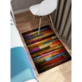 thumbnail image 5 of Modern Rugs, Kitchen Rugs, Modern Rugs, Easy to Clean Rug, Painted Wood Panels Rug, Large Rug, Soft Rugs, Indoor Rugs, Colorful Rug, 2'x3' - 60x90 cm, 5 of 7