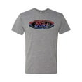 thumbnail image 2 of Red Blue and Black Ford Logo | Mens Cars and Trucks Premium Tri Blend T-Shirt, Premium Heather, Medium, 2 of 3