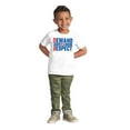 thumbnail image 3 of DR Dominican Republic Demand Respect Toddler Boy Girl T Shirt Infant Toddler Brisco Brands 6M, 3 of 6
