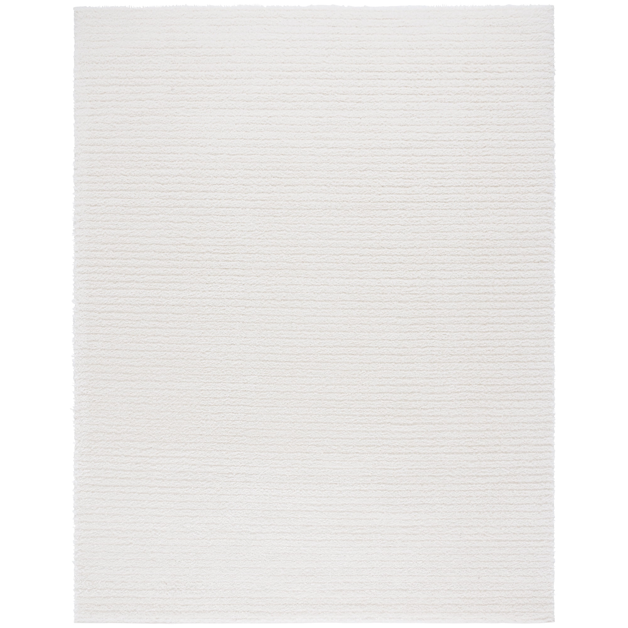 SAFAVIEH Tahoe Candyce Solid Shag Area Rug, Ivory, 8' x 10'