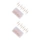 thumbnail image 1 of Seitruly 60 Pieces Transparent Rose Gold Push Wall Studs Flat-headed Calendar Map Photo Projects Office Craft Pin Tacks Home 11 mm 2piezas, 1 of 6