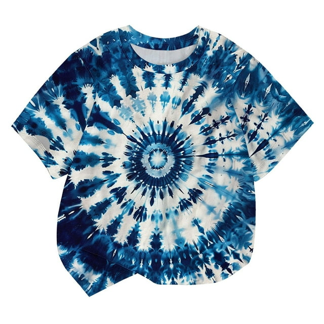 WRKEKC T-Shirts d'Été pour Filles, Chemises Décontractées à Manches Courtes pour Filles, T-Shirts Graphiques à Manches Courtes Col Rond pour 3-14 Ans et T-Shirt Garçon