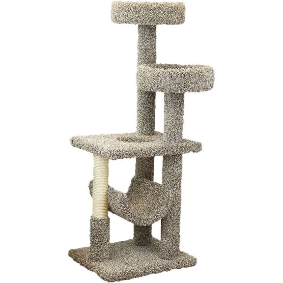 New Cat Condos 140009-Neutral Large Cat Play Gym Cat Tree