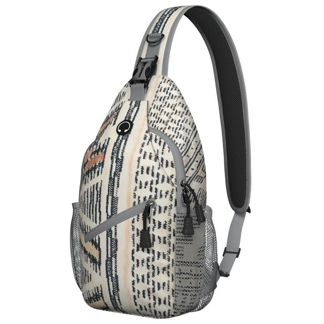 Bohemian Style Sling Bag Colorful Anti-Theft Shoulder Backpack for Women Artistic & Comfortable