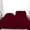 Burgundy, variant on 4Pcs Flex Top Split King Size Sheet Set For Adjustable Bed 100% Microfiber 36" Inch Top Head ,18" Inch Deep Pocket Sheet Sets - Dark Grey Solid