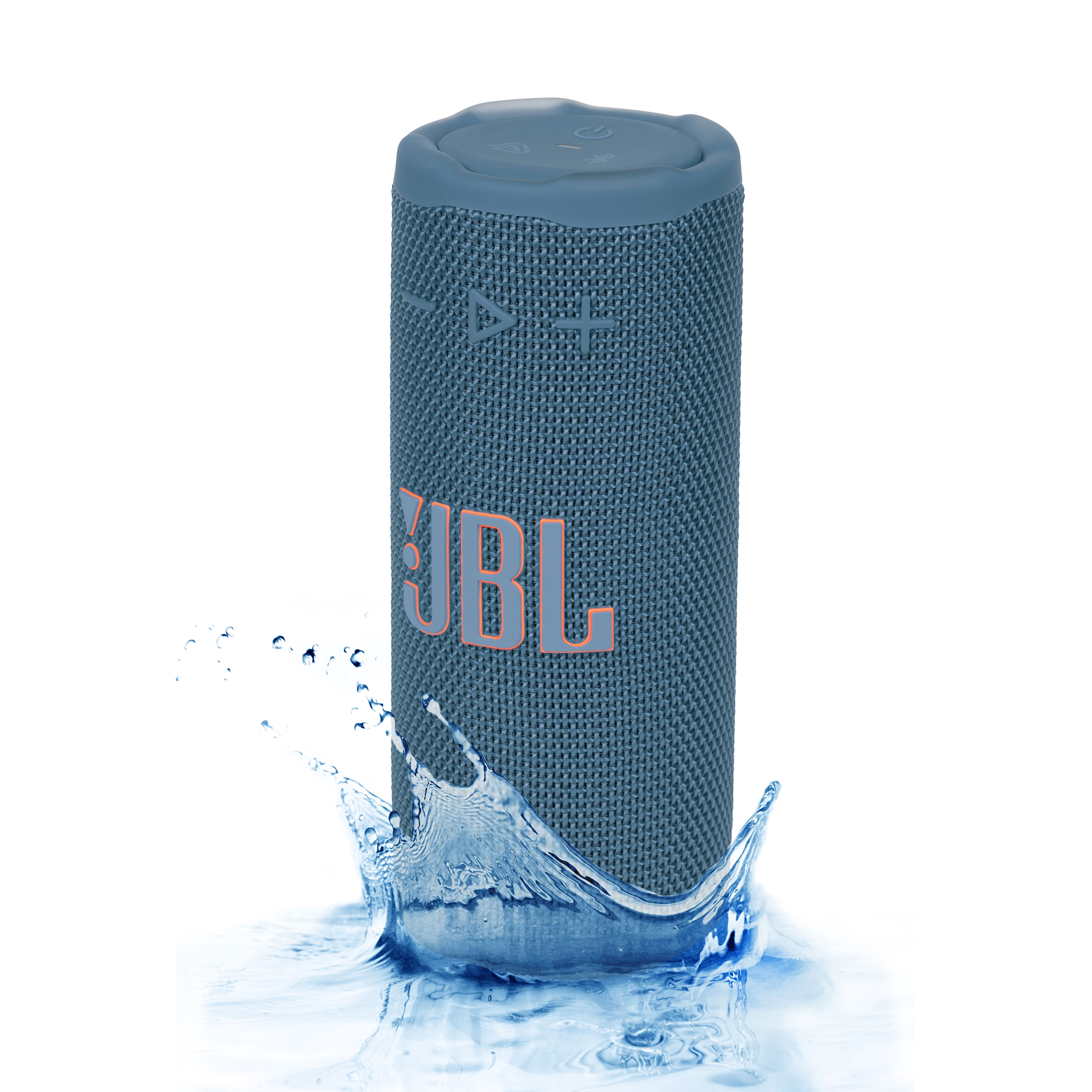 JBL Grip Portable Bluetooth Speaker Blue (JBLGRIPBE) – IP68 Waterproof & Dustproof | Bluetooth 5.4 | AI Sound Boost | 14-Hour Battery | Includes Carrying Case & Cleaning Cloth