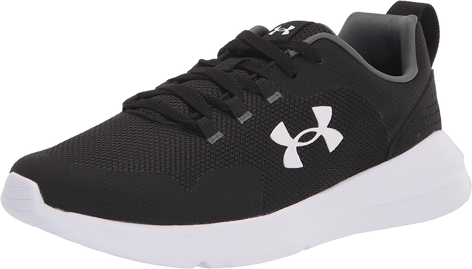 Under Armour Mens Essential Sneaker 7 Black/White