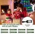 thumbnail image 4 of Patiojoy 5' Pre-Lit Optical Fiber Tree Artificial Christmas Tree w/ Lights & Stand, 4 of 10