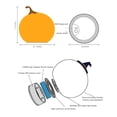 thumbnail image 4 of TopLLC Remote Control Silicone Night Light，Pumpkin Lantern Halloween USB Colorful Charging Light Holiday Night Light, 4 of 5