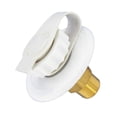 thumbnail image 2 of Valterra Fresh Water Inlet A01-0170LF Used For RV Fresh Water System; Flush Mount; 1/2 Inch Male Pipe Thread Inside Connection; 2-3/4 Inch Flange; 2-3/4 Inch Overall Diameter; With Check Valve; White, 2 of 5
