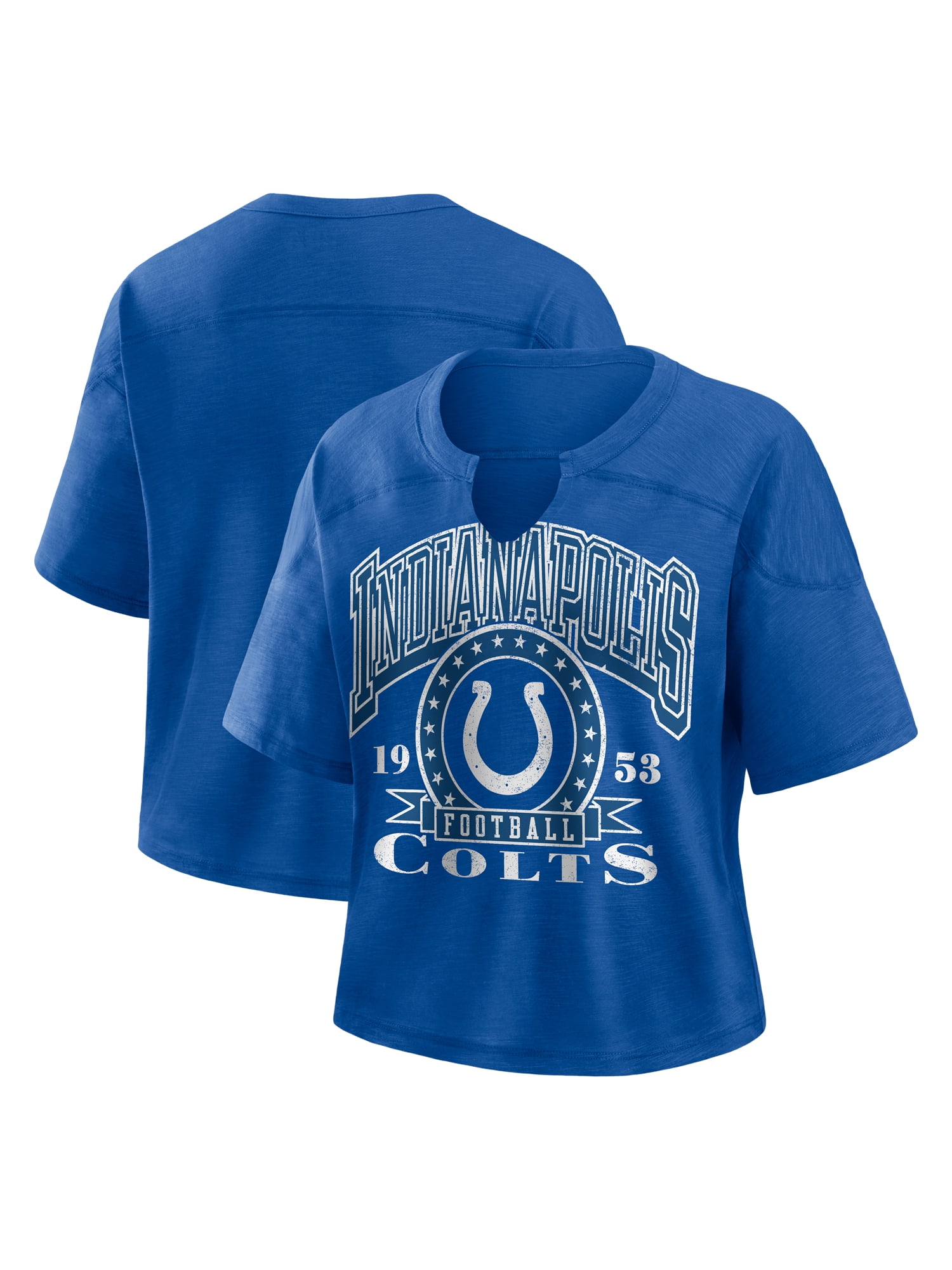 NFL Indianapolis Colts Women's Cotton Blue Short Sleeve T-Shirt