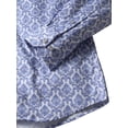thumbnail image 6 of Ma Croix Men's Long Sleeve Printed Slim Fit Dress Shirt, 6 of 8