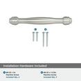 thumbnail image 4 of Amerock Enlivity 3-3/4 inch (96mm) Center-to-Center Satin Nickel Cabinet Pull, 4 of 6