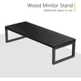 thumbnail image 4 of CubiCubi 67 x 47inch L Shaped Computer Corner Desk with Small Table and Fabric Drawer, Black Finish, 4 of 6