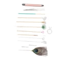 thumbnail image 1 of JUEGO DE MASAJE DE CABINA DE OÍDO, JUEGO DE MASAJE DE OREJA COMPACTA RELAJANTE 8 Palo de Pluma Con Oreja para El Salón para Adfres, 1 of 7