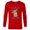 New Red, variant on Star Wars Yoda Best Dog Mom Yoda Chibi Portrait Family- Long Sleeve T-Shirt for Men - Customized-White