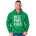 thumbnail image 4 of Best Pops Ever Dad Grandpa Far Day Men's Big & Tall Graphic Hoodie Brisco Brands 5X, 4 of 4